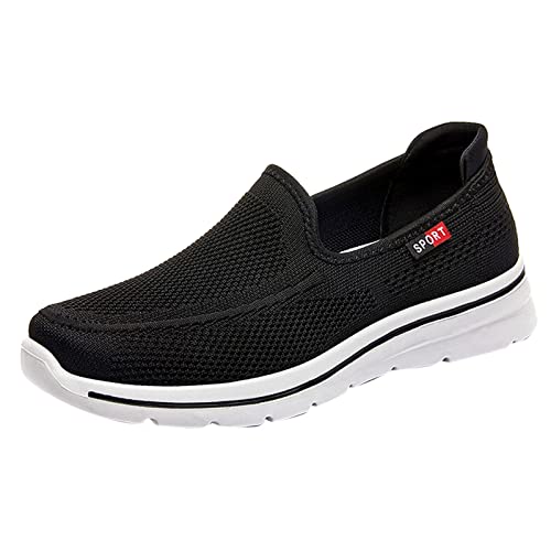Women's Sports Slip-On Sneakers - Comfortable Flat Shoes for Teachers & Active Lifestyles