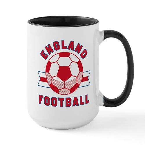 White/Black Inside - England Football Mugs