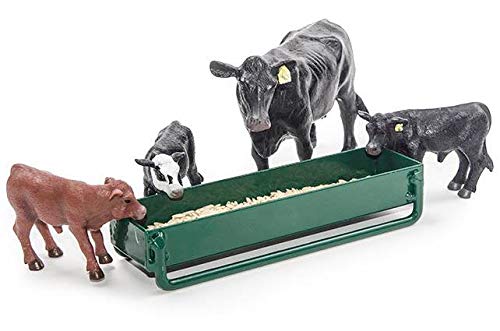 Little Buster Toys Angus Calf - 1/16 Scale Realistic Red Angus Calf Figure for Farm Animal Collectors & Educational Play