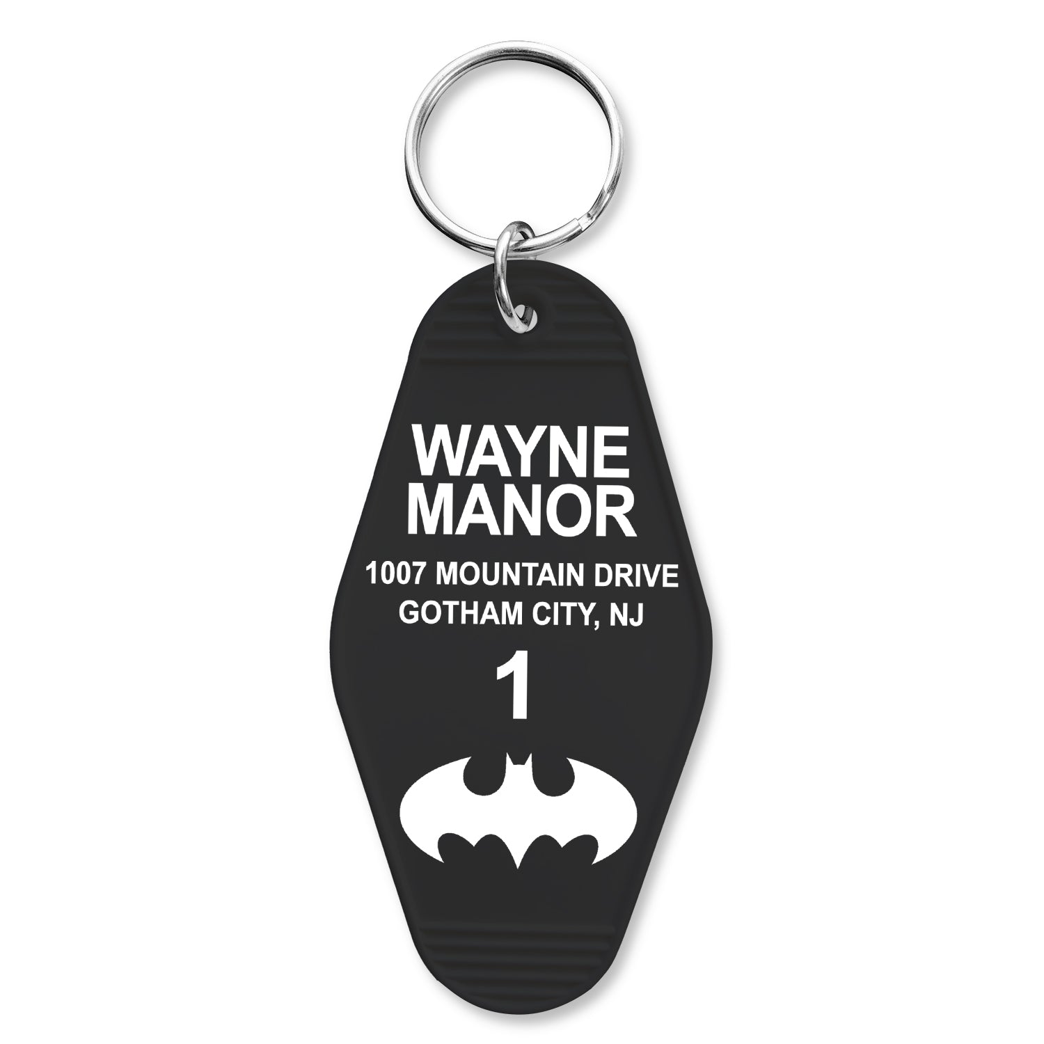 Wayne Manor Keychain - Batman Inspired Collectible Keyring for Fans - Perfect for Cosplay, Gifts, and Everyday Carry