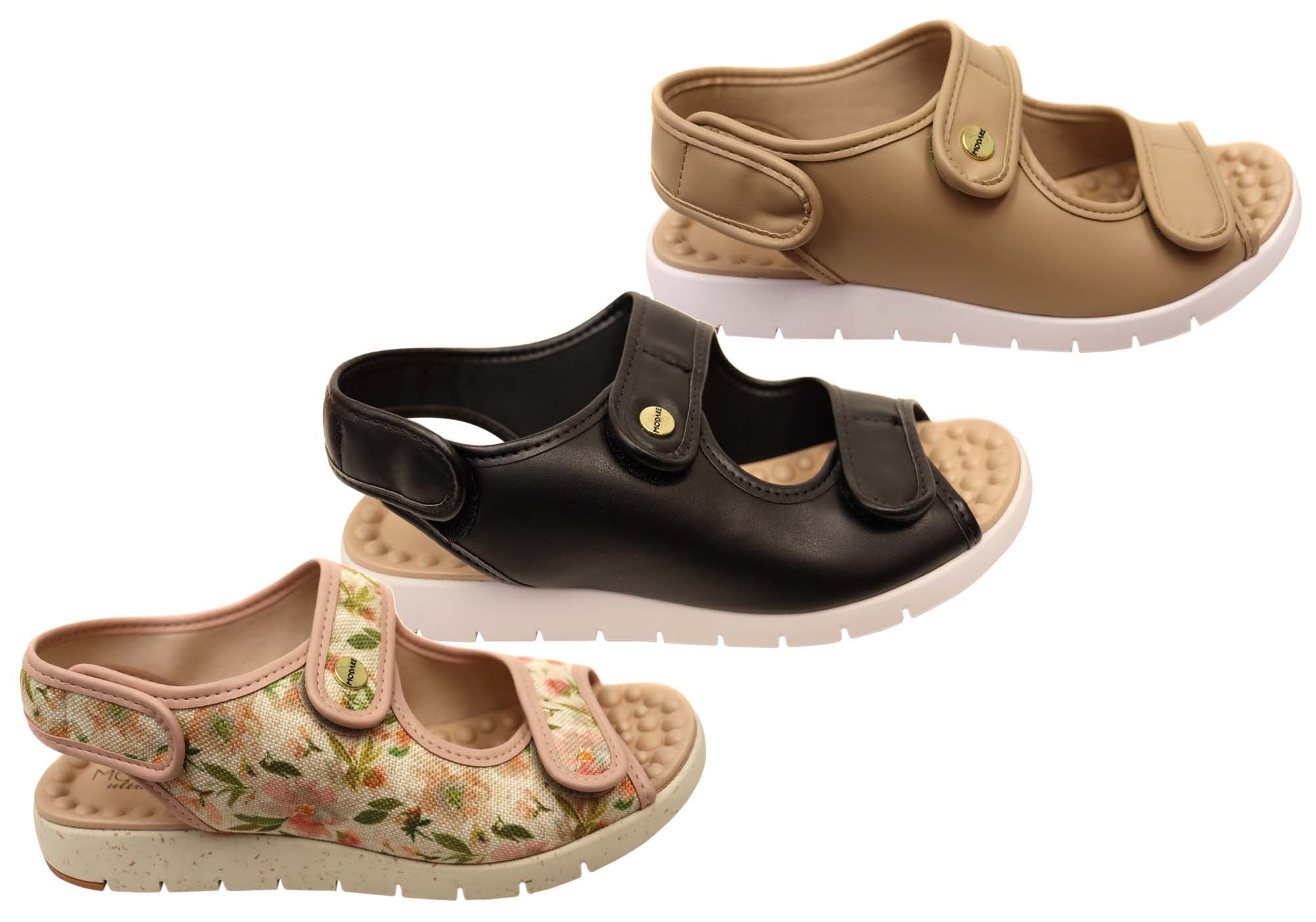 Modare Ultra Comfort Ninia Women's Comfort Sandals with Massage Balls - Breathable Summer Walking Shoes for Beach, Travel & Casual Wear