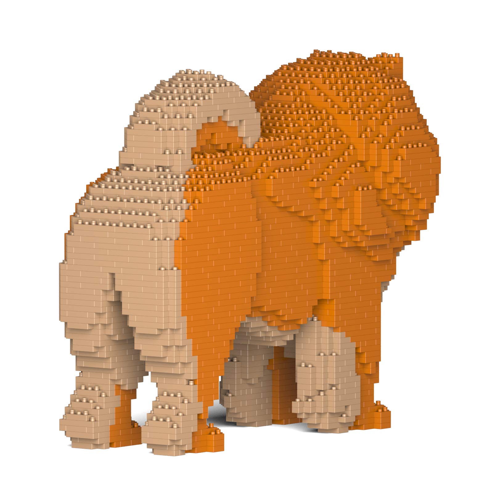 JEKCA Chow Chow 02S-M02 Plastic Building Blocks Set - 14+ Years Old STEM Educational Toy for Adults & Teens - Perfect for Creative Play, Home Decor & Collectible Display