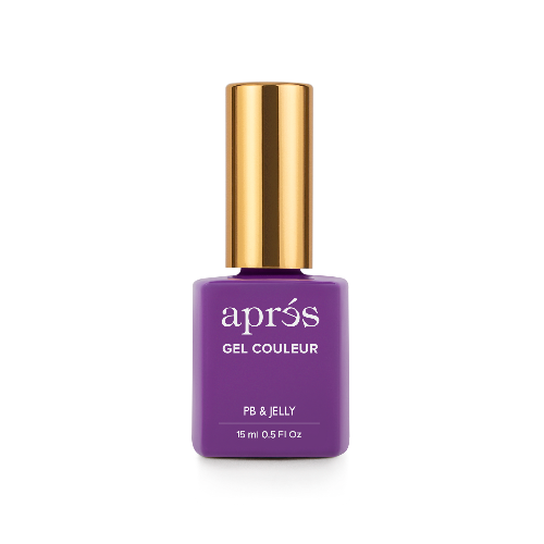 Apres Gel Couleur J04 PB&Jelly - Professional Nail Gel Polish for Salon & Home Manicure - Long-Lasting & High Shine - Perfect for Parties, Weddings & Special Occasions