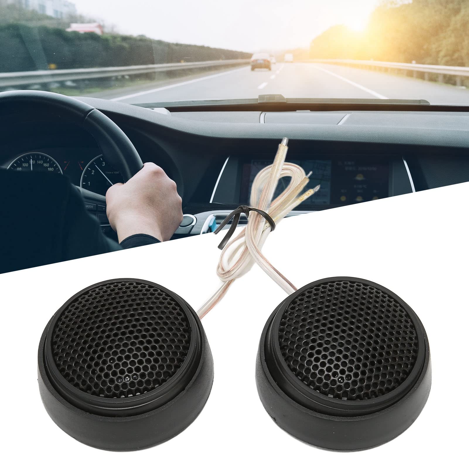 Ciciglow 1000W Car Tweeter Speakers, 2-Way High Fidelity Audio for Car Sound System Upgrade - Perfect for Music Lovers & Road Trips