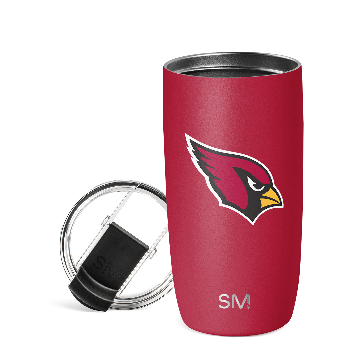 NFL Voyager Tumbler with Clear Flip Lid & Straw - 20oz Insulated Stainless Steel Water Bottle for Football Fans - Perfect for Game Day, Tailgating & Outdoor Activities
