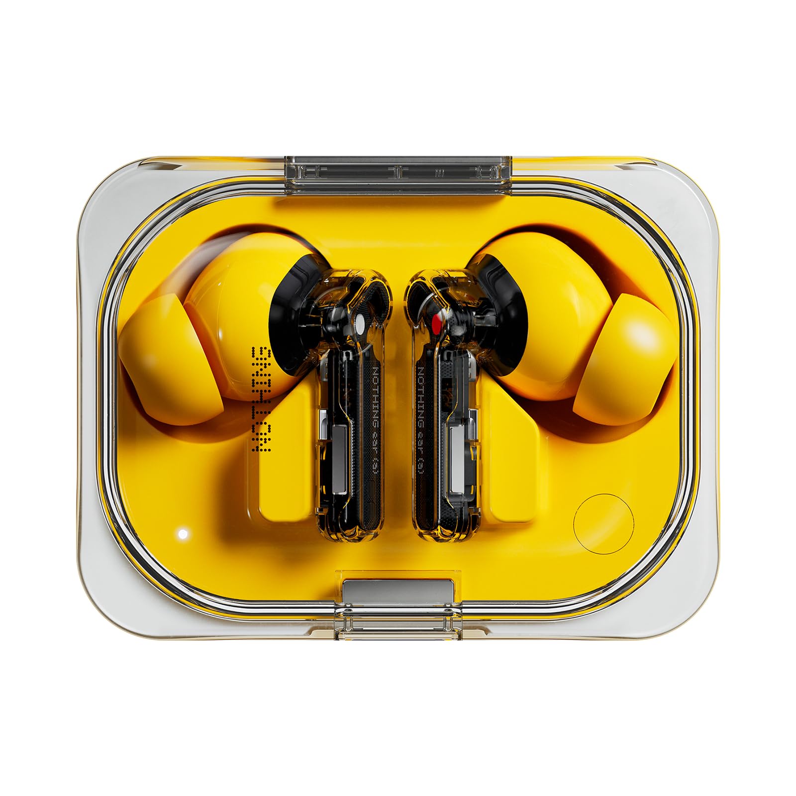 Nothing Ear (a) Wireless Bluetooth Earbuds with ChatGPT Integration - 45dB Hybrid Active Noise Cancelling, Hi-Res Audio, 6 Mics, 42.5H Playtime, Dual Connect - Perfect for Workouts, Commuting & Travel (Yellow)