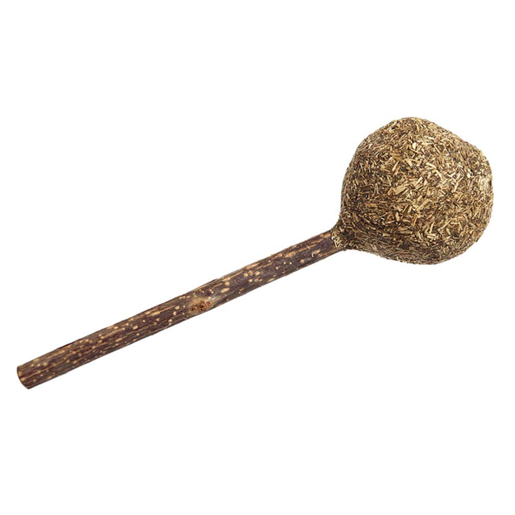 TEHAUX Catnip Lollipop Toy - Mint Flavored Dental Chew Ball Stick for Cats | Promotes Healthy Teeth & Oral Care | Perfect for Playtime & Dental Hygiene