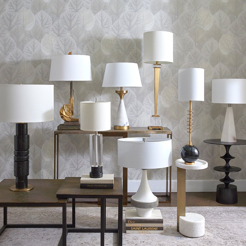 Cyan Design 11217 Athena Table Lamp White - Elegant Home Decor for Living Room, Bedroom & Office