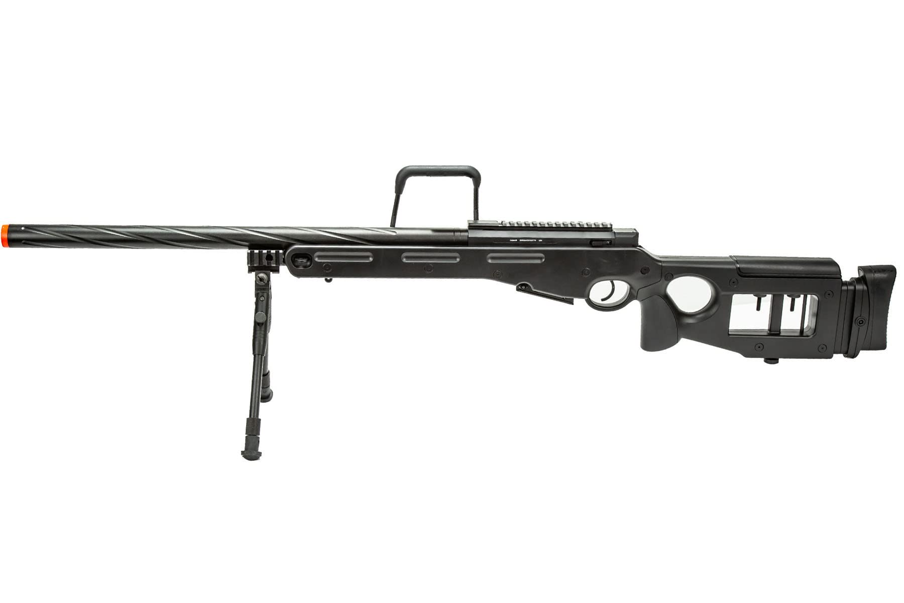 460 FPS SV98 Bolt Action Airsoft Sniper Rifle with Scope & Bipod - Gray | High-Precision Airsoft Gun for Outdoor Tactical Games & Target Shooting