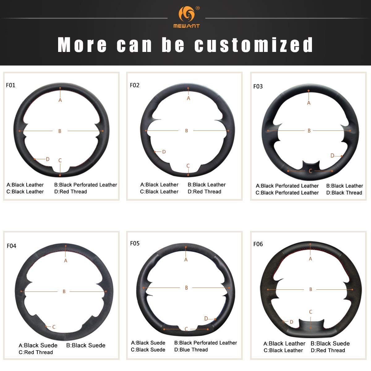 Genuine Leather DIY Steering Wheel Cover for BMW 5 Series E60 E61 & 6 Series E63 E64 (2007-2010) - Hand Stitched Custom Fit, Comfort Grip Upgrade for Driving Enthusiasts