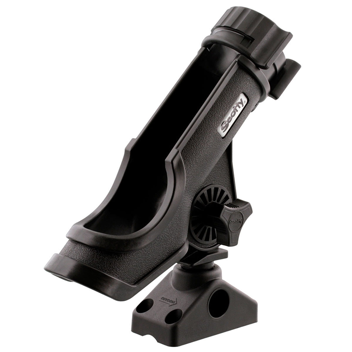 Kayak Powerlock Rod Holder - Heavy Duty Fishing Rod Mount for Kayaks, Boats & Canoes - Secure & Adjustable Design for Saltwater & Freshwater Fishing