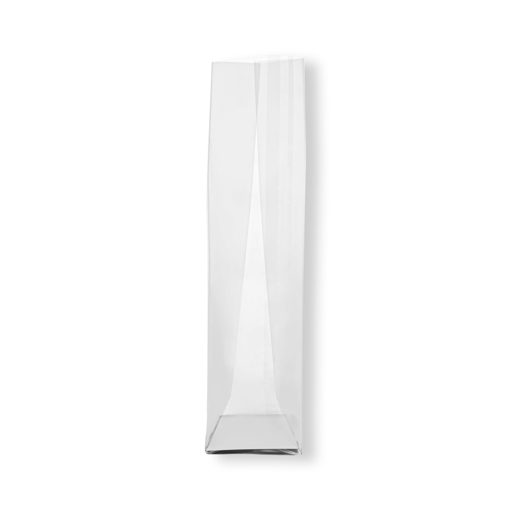 Clear Plastic Gusset Bags with Flat Bottom - 2