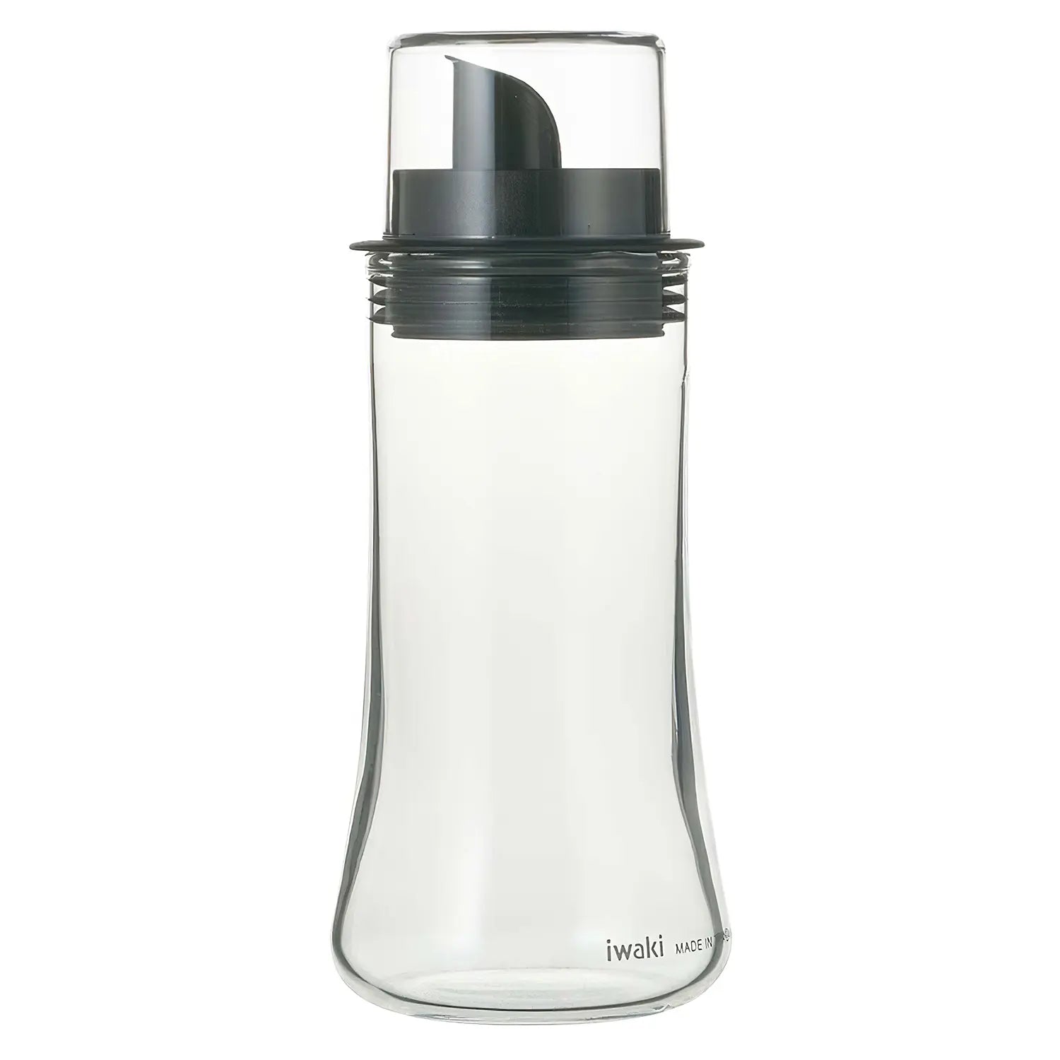 Iwaki Heat-Resistant Glass Sauce Cruet with Lid - Perfect for Salad Dressing, Olive Oil & Vinegar - Ideal for Kitchen, Dining & Gifting