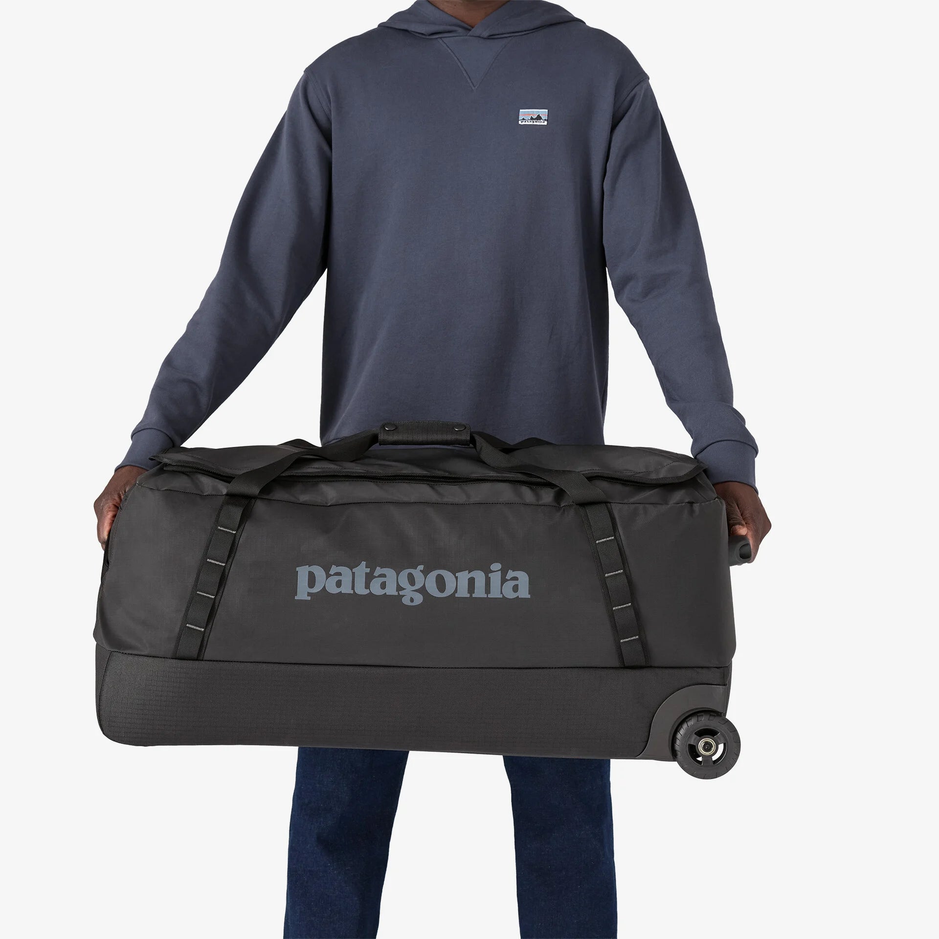 Black Hole® Matte Wheeled Duffel Bag 100L - Large Water-Resistant Travel Luggage for Camping, Gym & Adventure Trips - Model 49388