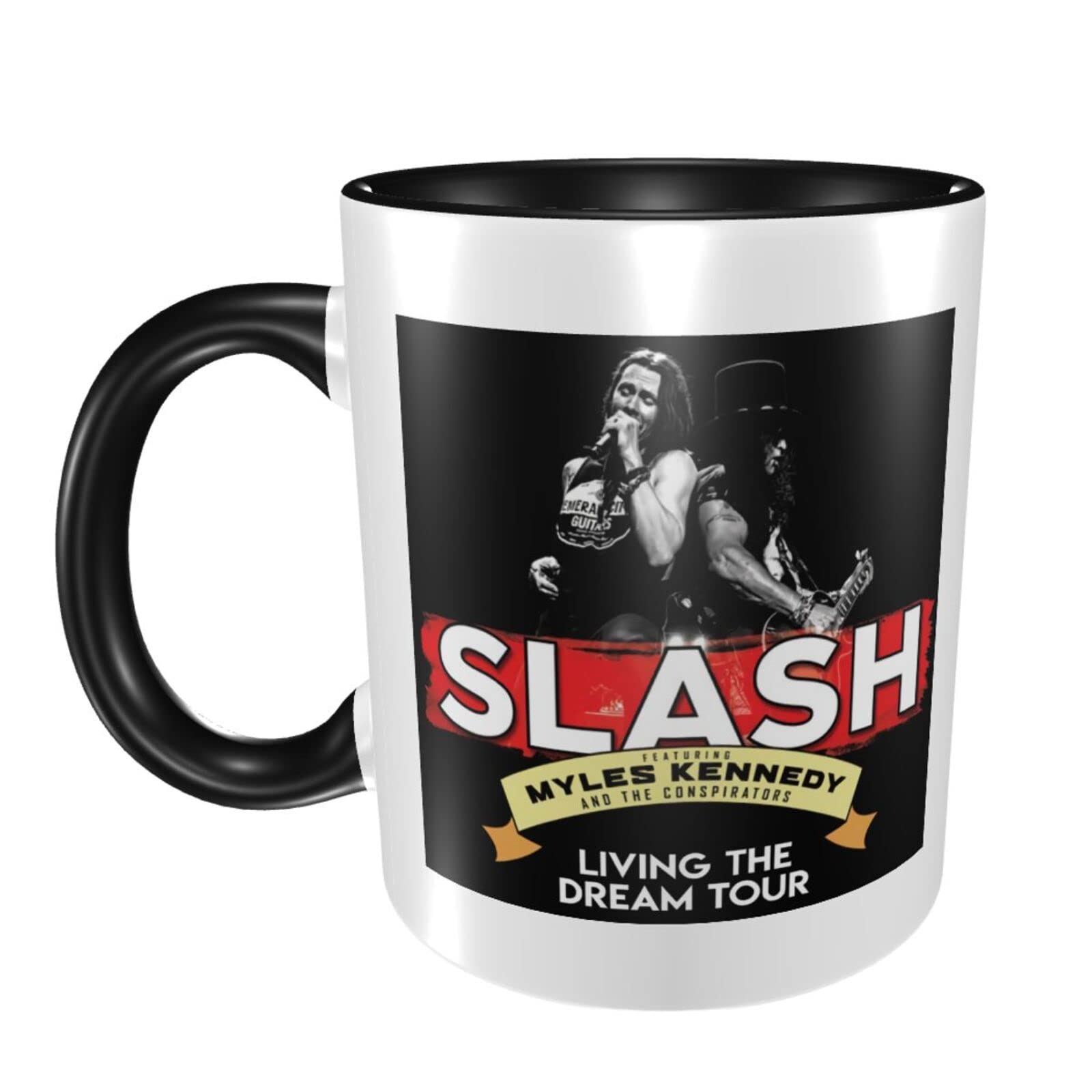 Myles Kennedy Living The Dream Tour Ceramic Coffee Mug - 11oz Novelty Drinkware for Home, Office & Gifts - Perfect for Hot & Cold Beverages, Tea, Cocoa
