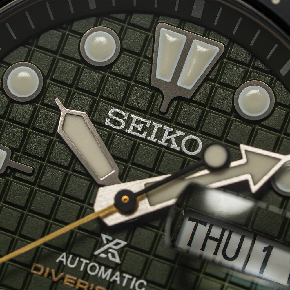 Seiko SRPE03 Prospex Automatic Diver Watch - 45mm Black Dial Stainless Steel Bracelet for Men | Professional Scuba Diving, Water Sports & Everyday Wear