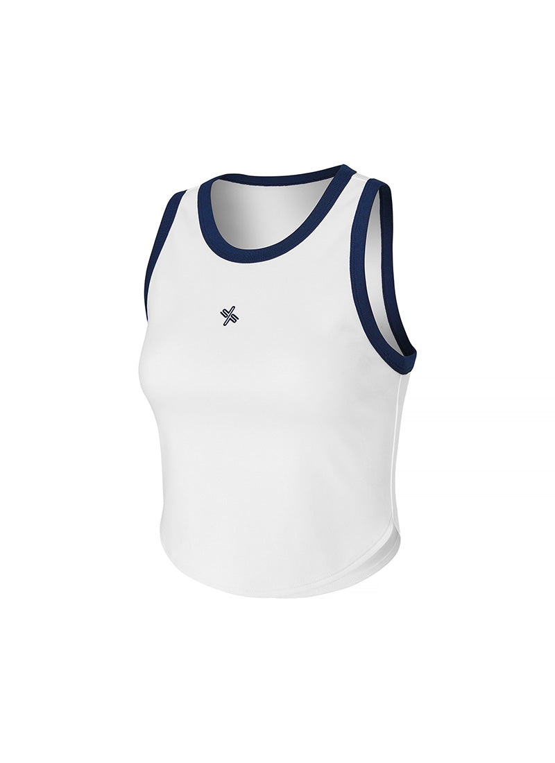 Stylish Smooth Cotton Color Block Sleeveless Top for Women - Perfect for Summer Outfits, Casual Wear & Beach Vacations