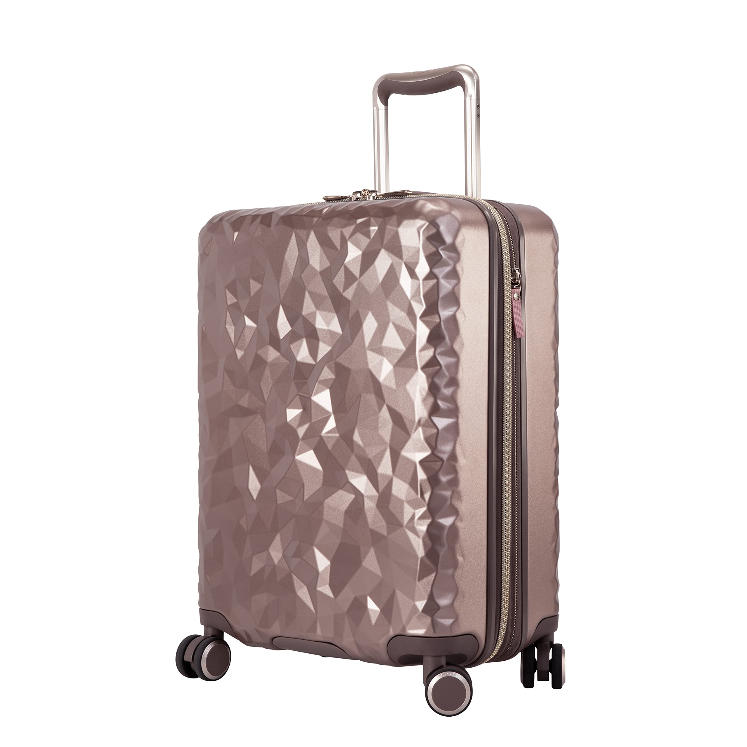 Ricardo Beverly Hills Indio 20-Inch Carry-On Hardside Luggage - Durable Spinner Suitcase with Compression Straps & Secondary Compartment - Smoked Topaz - Perfect for Air Travel & Weekend Getaways