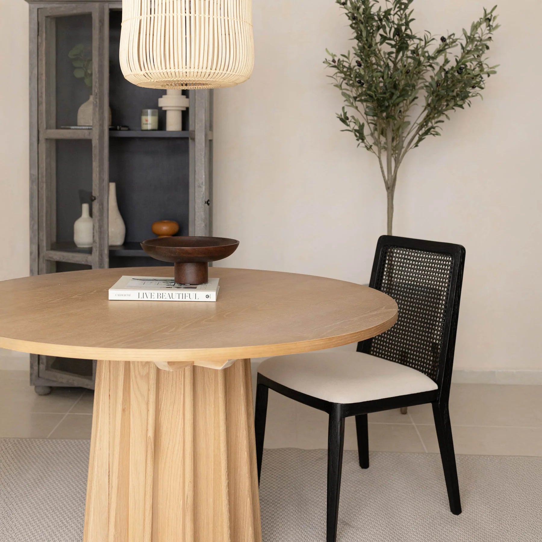 Handcrafted Wooden Sculpture Dining Table - Modern Artisan Design for Elegant Home Decor | Perfect for Dining Rooms, Living Spaces & Luxury Interiors