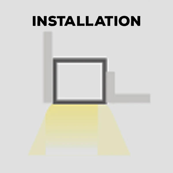 8 ft Aluminum LED Strip Light Channel - 10 Pack Surface Mount with End Caps for Home, Kitchen, and Office Lighting