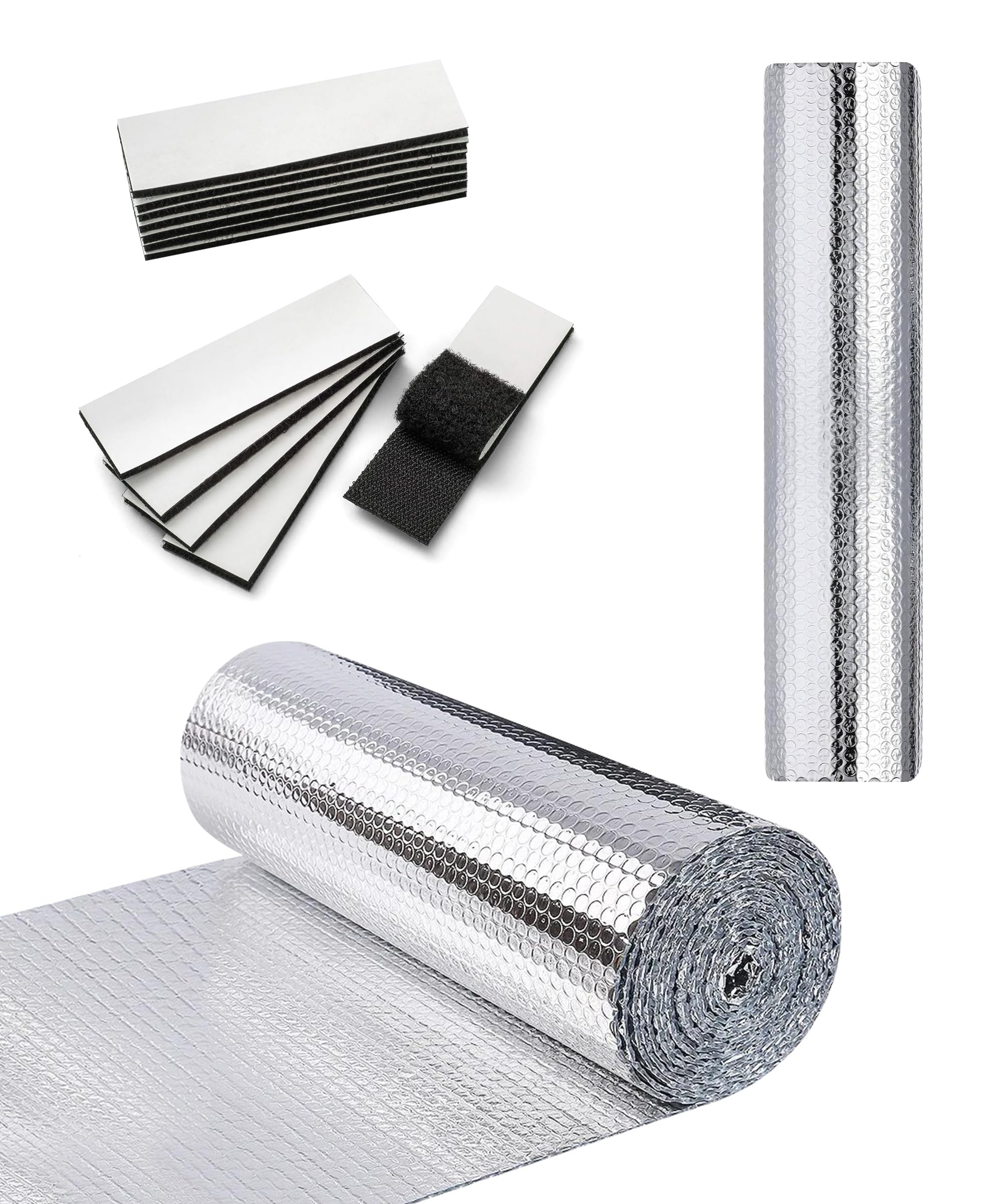 Premium RV Window Shade - Blackout & Reflective Insulation for RV, Camper, and Car Windows (79x39 inches) - Ideal for Sun Protection, Privacy, and Temperature Control While Camping or Traveling