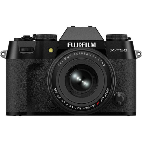 FUJIFILM X-T50 Mirrorless Digital Camera with XF16-50mmF2.8-4.8 R LM WR Lens Kit (Black) - Perfect for Travel Photography, Vlogging & Street Shooting