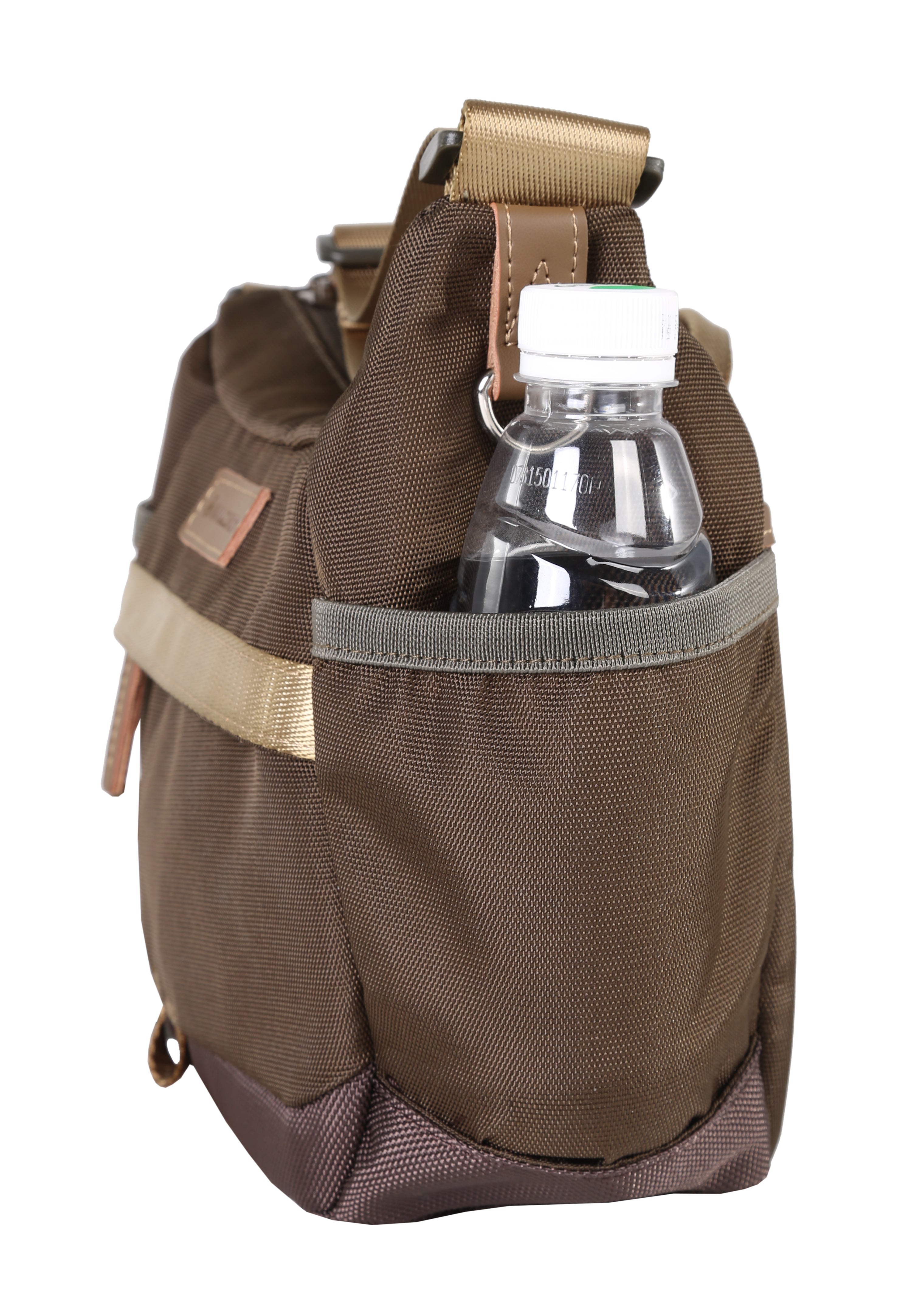 VEO GO 21M KG Shoulder Bag - Lightweight Durable Crossbody Bag for Men & Women, Khaki Green - Perfect for Travel, Work & Everyday Use