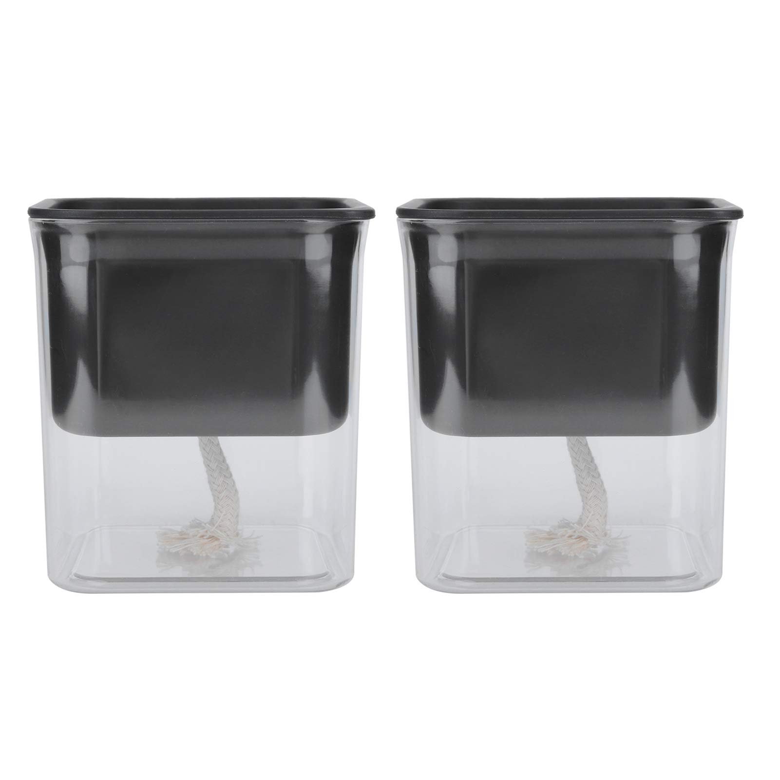 Self Watering Transparent Flower Pot - Automatic Water Absorption Planter for Indoor Plants | Perfect for Home, Office, and Garden Decor
