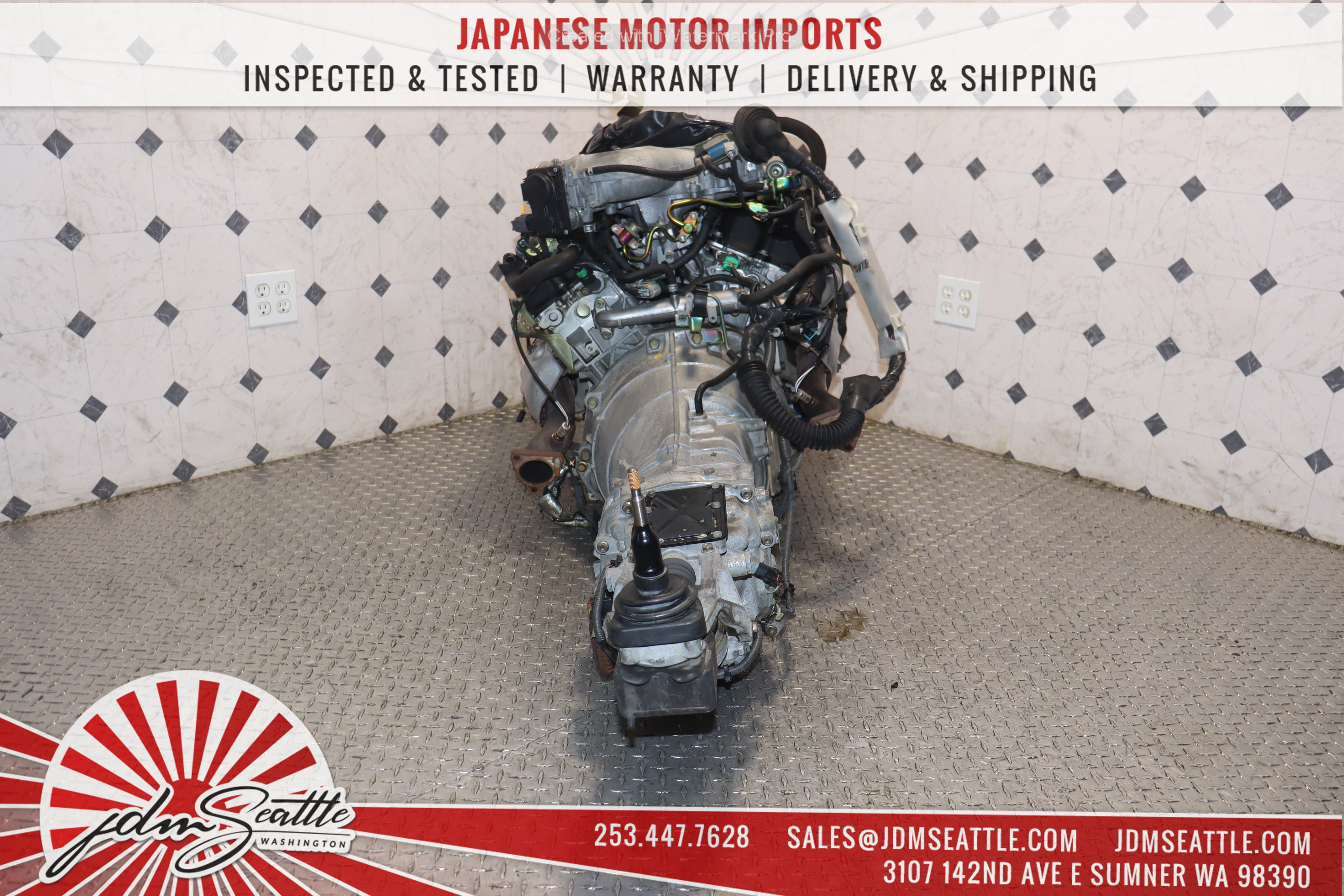 JDM VQ35DE 3.5L V6 Engine for 2003-2005 Nissan 350Z & Infiniti G35 - Non-Revup 6-Speed Manual Transmission (CD07) - Performance Upgrade & Replacement Part for Racing & Daily Driving