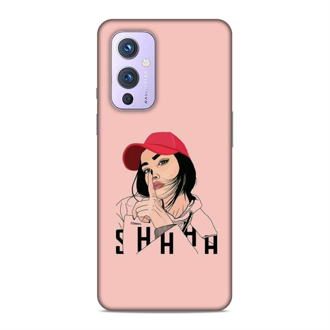 LETAPS® Printed OnePlus 9 Phone Case for Girls & Boys - Trendy Swag Girl, Cute Girl & Shhhh Designs - Durable Protective Cover for School, Work & Everyday Use