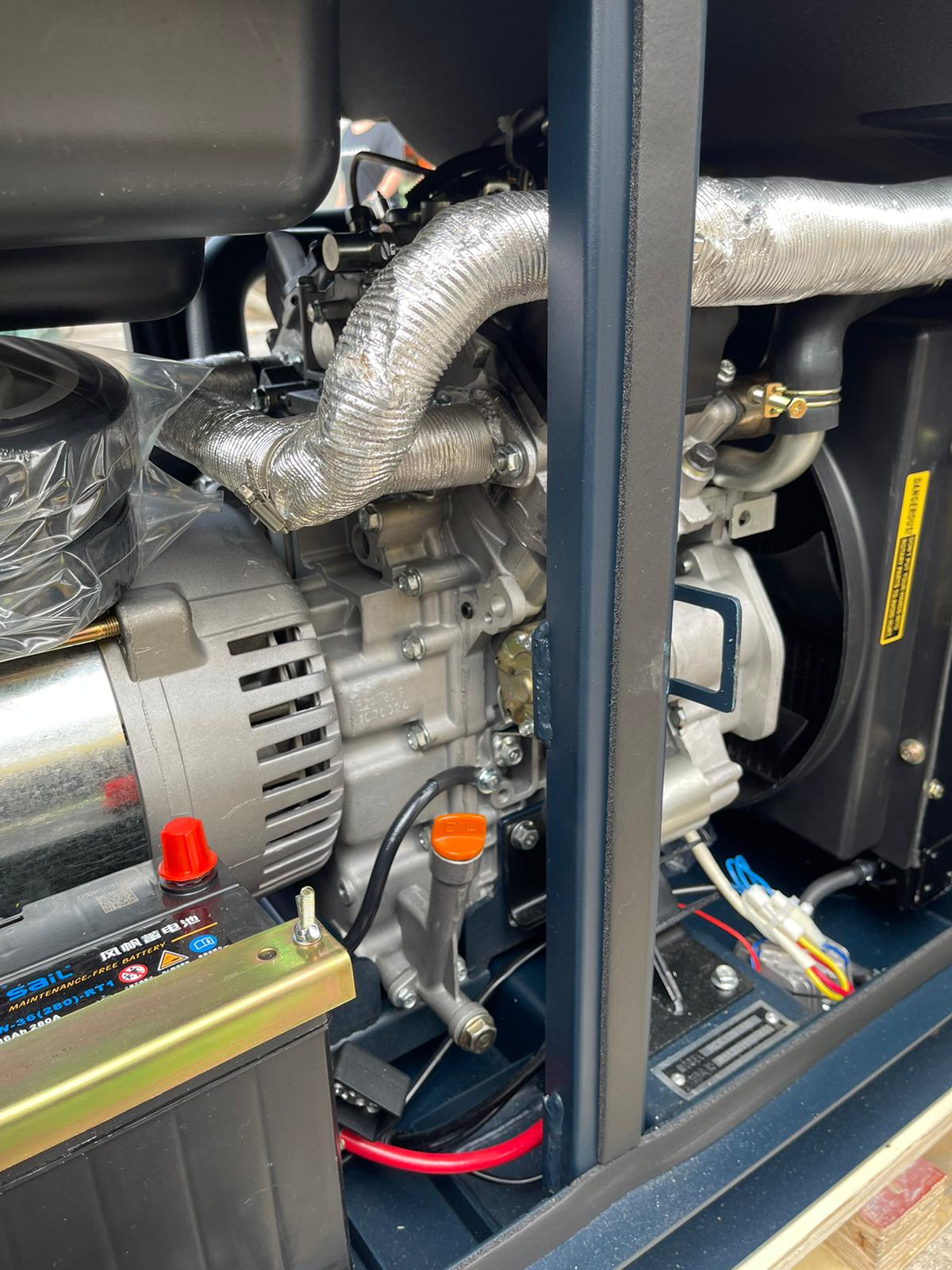 Aiko RDE12STAI3 10kVA 415V 50Hz 4-Stroke Diesel Generator - Reliable Power Backup for Homes, Farms & Construction Sites