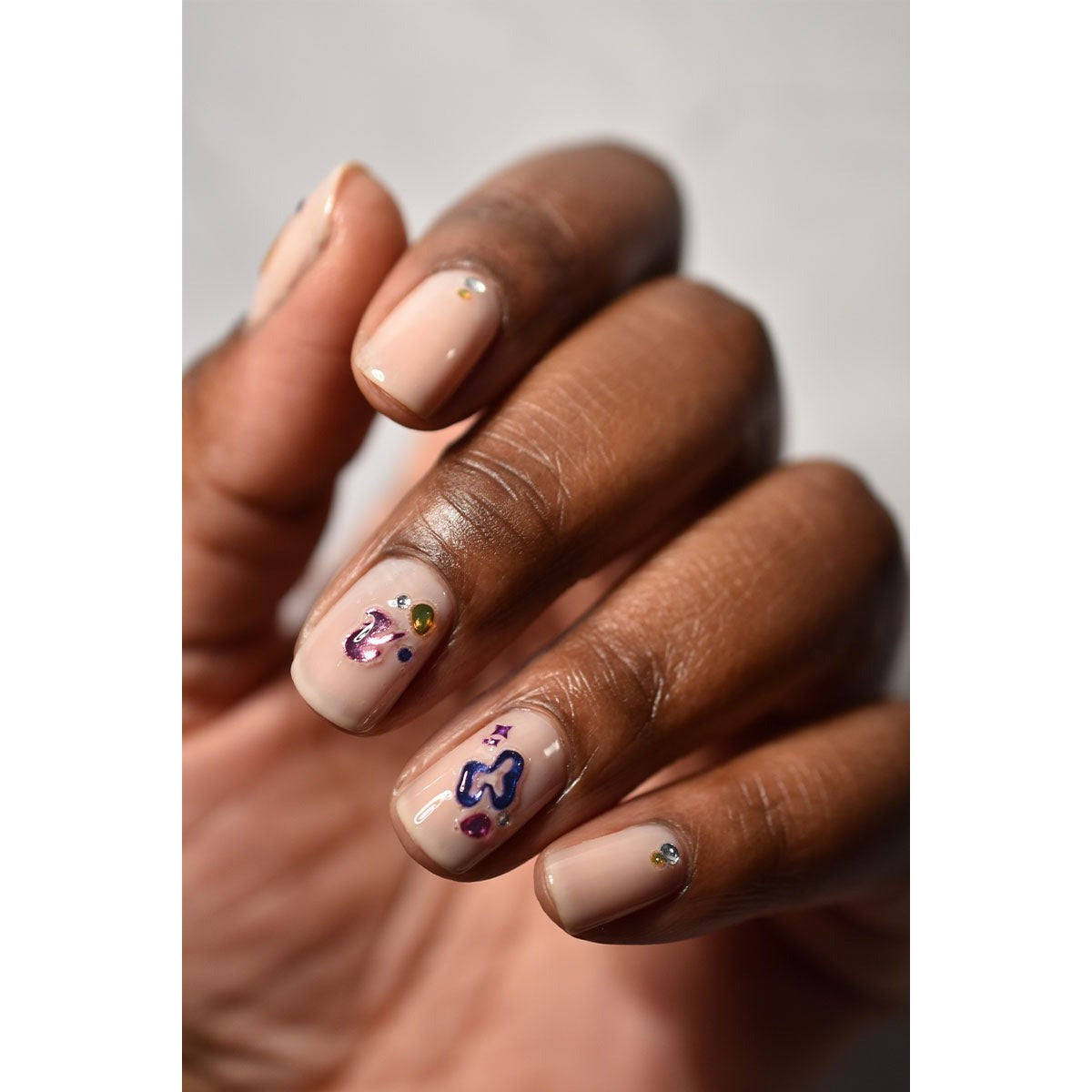 Cirque Colors Ready To Wear Nail Art Stickers - Molten Metal Chrome Effect | Easy DIY Nail Decals for Home Manicure & Party Looks