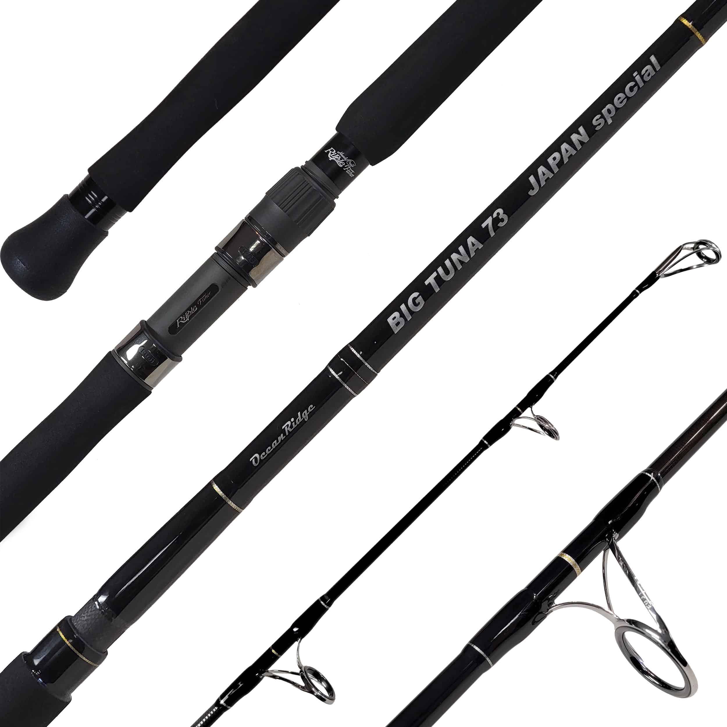 Ripple Fisher Big Tuna Offshore Fishing Lure Rods - Saltwater Trolling Rod for Deep Sea Fishing & Big Game Angling