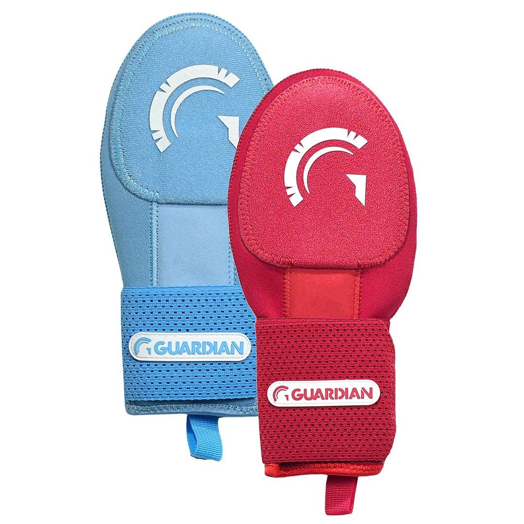 Guardian Baseball Sliding Mitt - Youth & Adult Sizes - Elastic Compression Strap Sliding Glove for Baseball & Softball - Pack of 2 - Perfect for Base Running & Fielding Practice