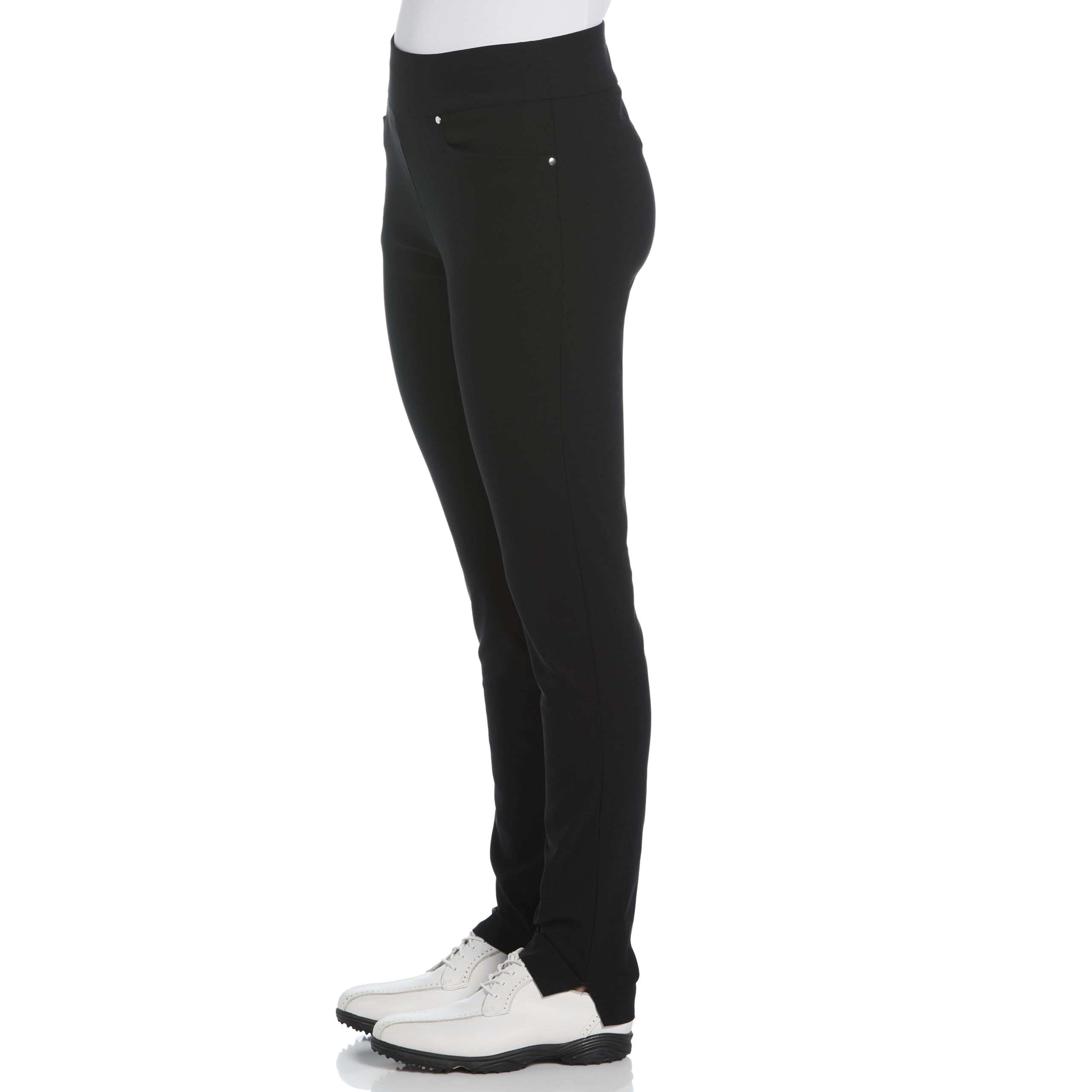 Grand Slam Women’s Pull-On Golf Pants - Stretch Fabric & Moisture-Wicking Technology - Flat Front Design - Premium Women's Golf Apparel - Perfect for Golfing, Practice & Casual Wear