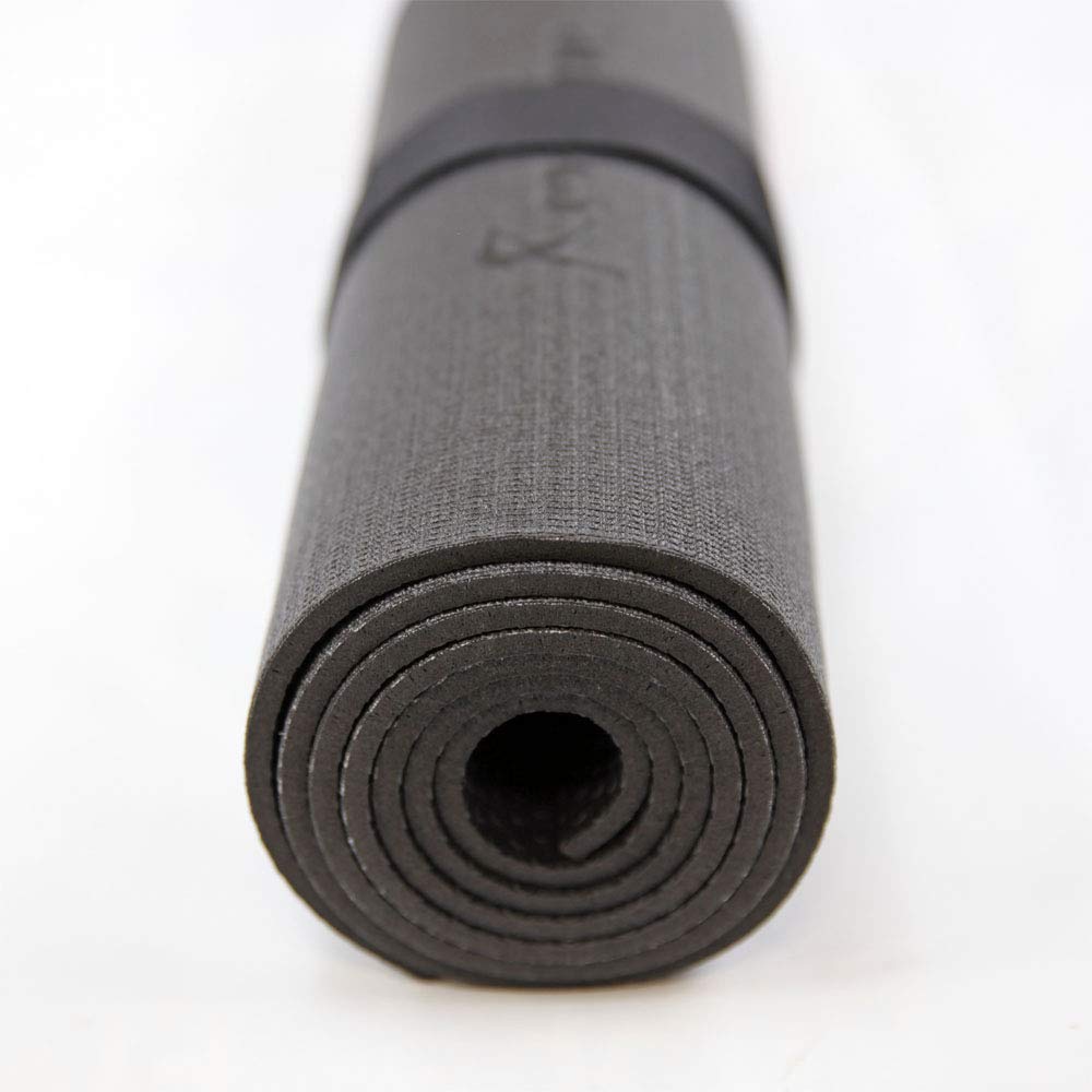 Extra Large Exercise Mat 8x6 Feet - 7mm Thick High Density Gym Mat for Home Cardio, Yoga & Workouts - Durable Non-Slip Floor Mat for Fitness, Pilates & Stretching - Perfect for Home Gym, Studio & Garage Workouts (Black)