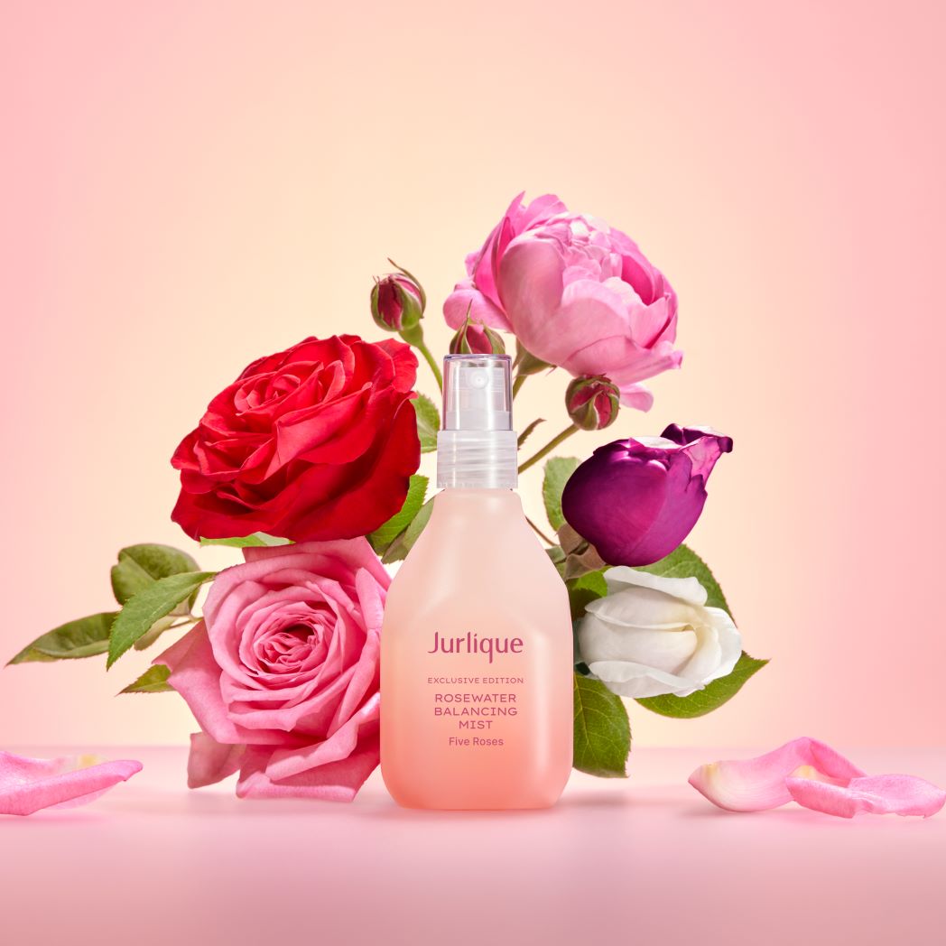 Exclusive Edition Five Roses Rosewater Balancing Mist - Hydrating Facial Spray for Dry & Sensitive Skin | Perfect for Makeup Setting & Skin Refreshment