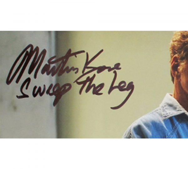 Martin Kove & William Zabka Autographed Cobra Kai 11x17 Photo - 2 Inscriptions - Signed Memorabilia - Perfect for Karate Fans & Collectors - Home Decor, Man Cave, Gift Idea
