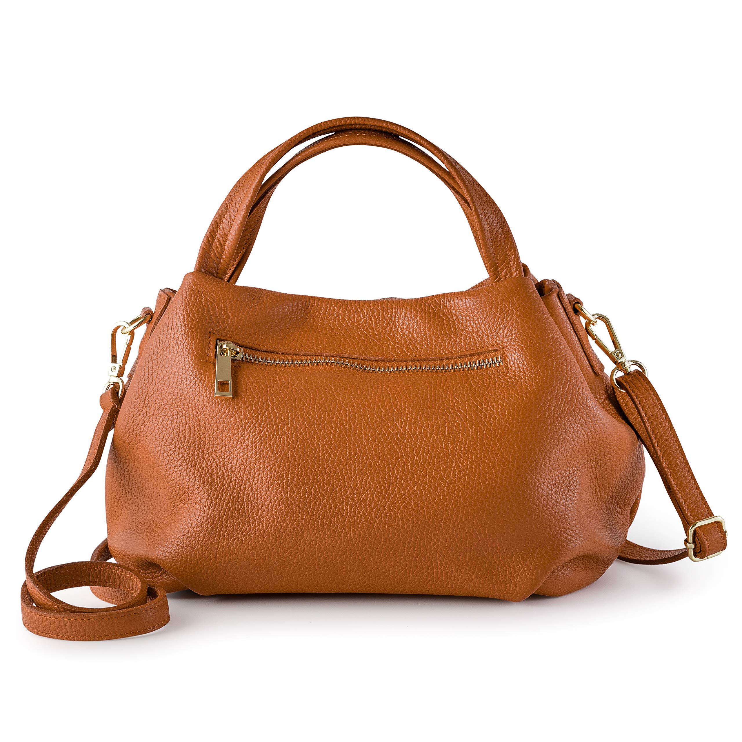 Baroncelli Genuine Italian Leather Purse for Women - Soft Medium Shoulder Crossbody Bag Handmade in Italy | Perfect for Work, Travel & Everyday Use