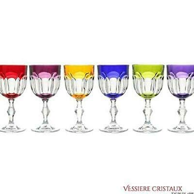 Nicole 6-Piece Wine Glass Set - Elegant Stemware for Red & White Wine - Perfect for Dinner Parties, Weddings & Home Entertaining