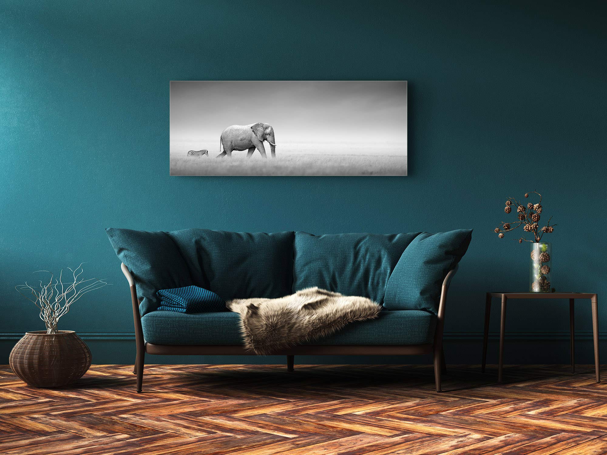 Concept Crystal Glass Printed Picture - Animals Series 02 | Elegant Home Decor, Unique Gift Idea for Animal Lovers, Perfect for Living Room, Bedroom, or Office Display
