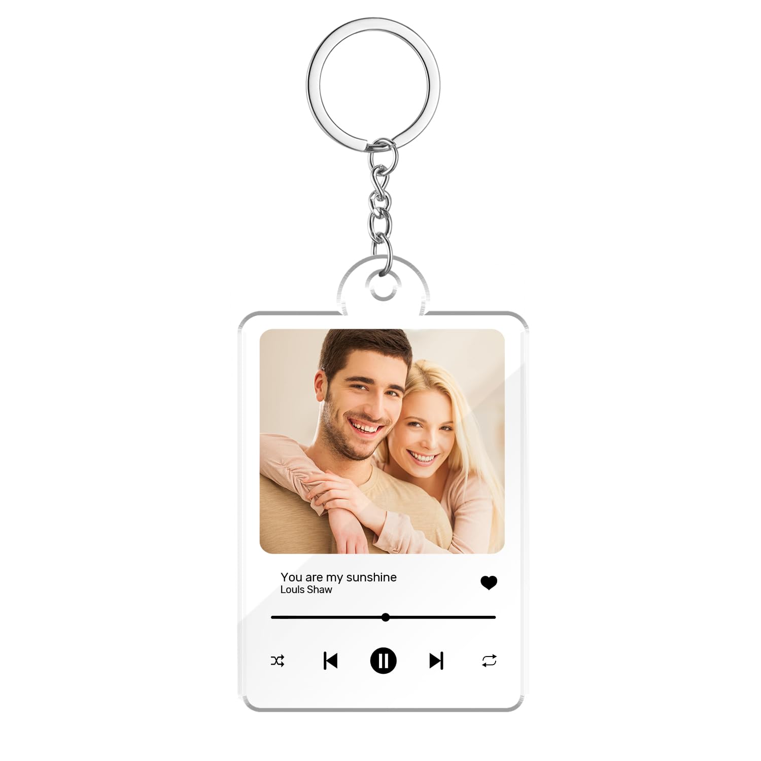 Custom Mom Holding Hands Photo Keychain - Personalized Mothers Day Gifts for Mom - Engraved Heart Keychain for Birthday, Anniversary & Special Occasions - Perfect for Gifts, Keepsakes & Everyday Carry