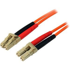 2m 50/125 Multimode Duplex LC to LC Fiber Optic Patch Cable - High-Speed Data Transmission for Data Centers & Networking
