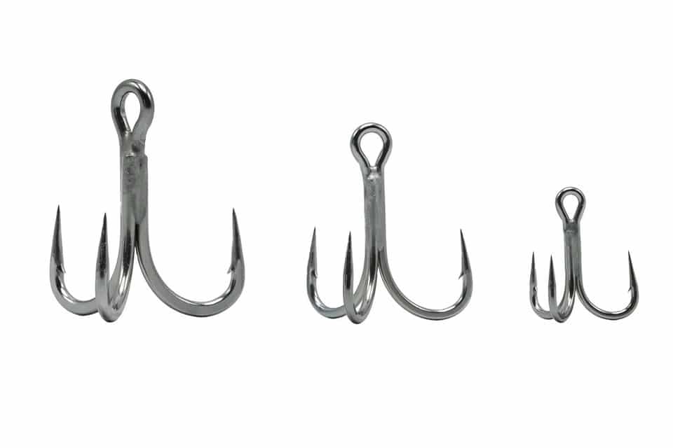 Mustad Jaw Lok 5X Strong Treble Fishing Hooks - Saltwater & Freshwater Fishing Lures for Bass, Trout, and Walleye - Ideal for Anglers and Sport Fishing Enthusiasts
