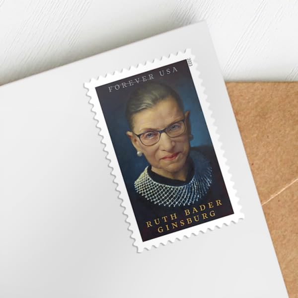 USPS 20 First Class Stamps - Ruth Bader Ginsburg for Collectors & Mailing