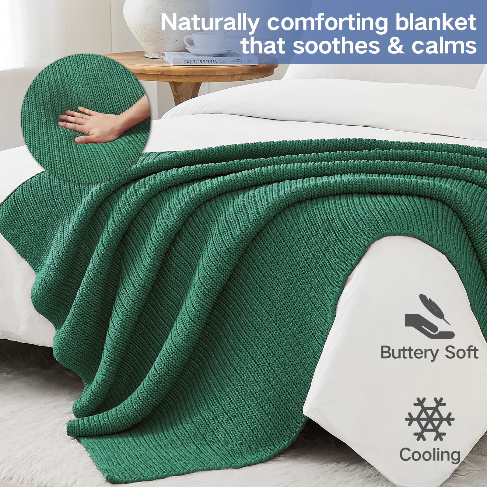 Guohaoi 15lbs Weighted Blanket for Adults - 60