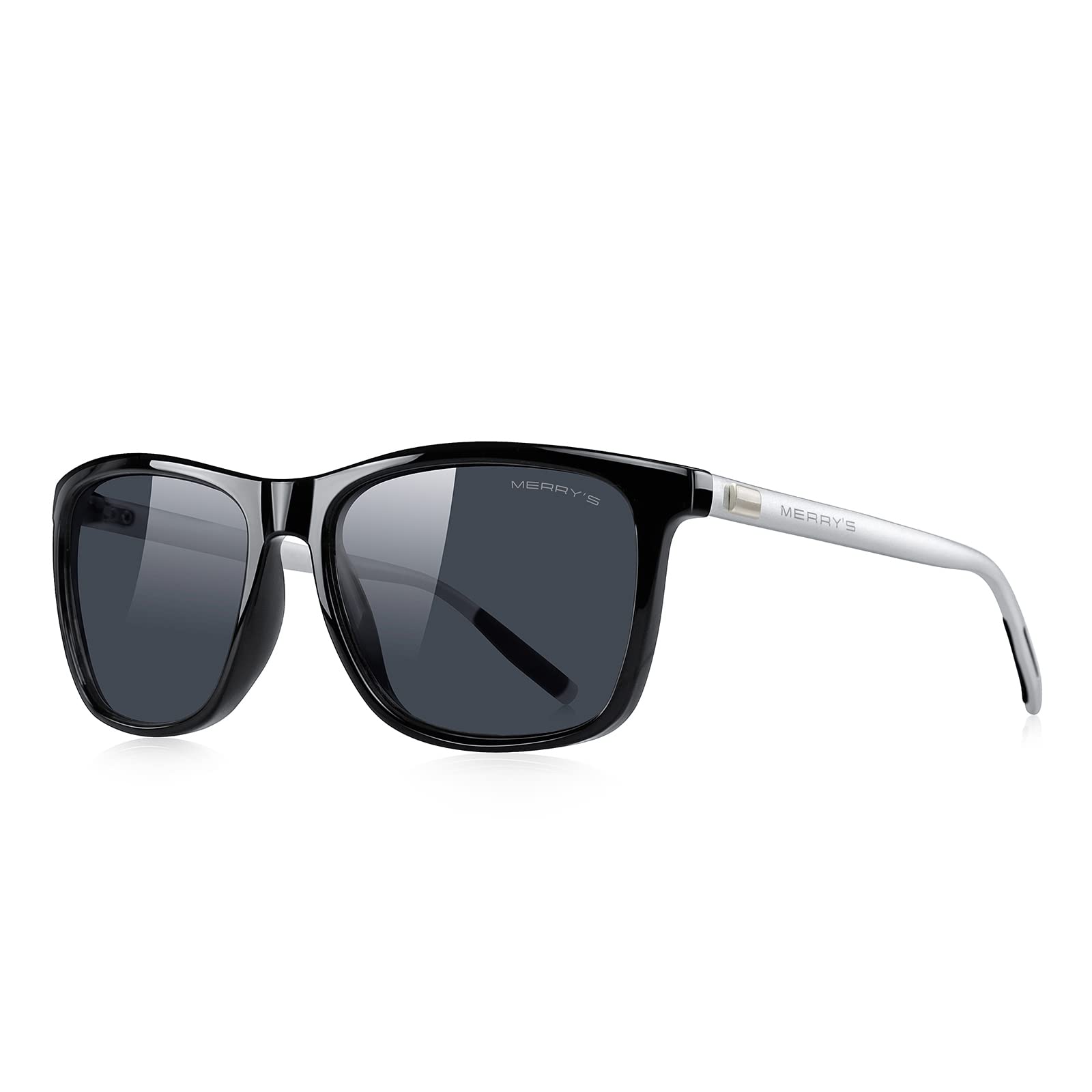 Stylish MERRY'S Unisex Polarized Aluminum Sunglasses S8286 - Vintage UV Protection Shades for Men & Women - Perfect for Driving, Beach, and Outdoor Activities
