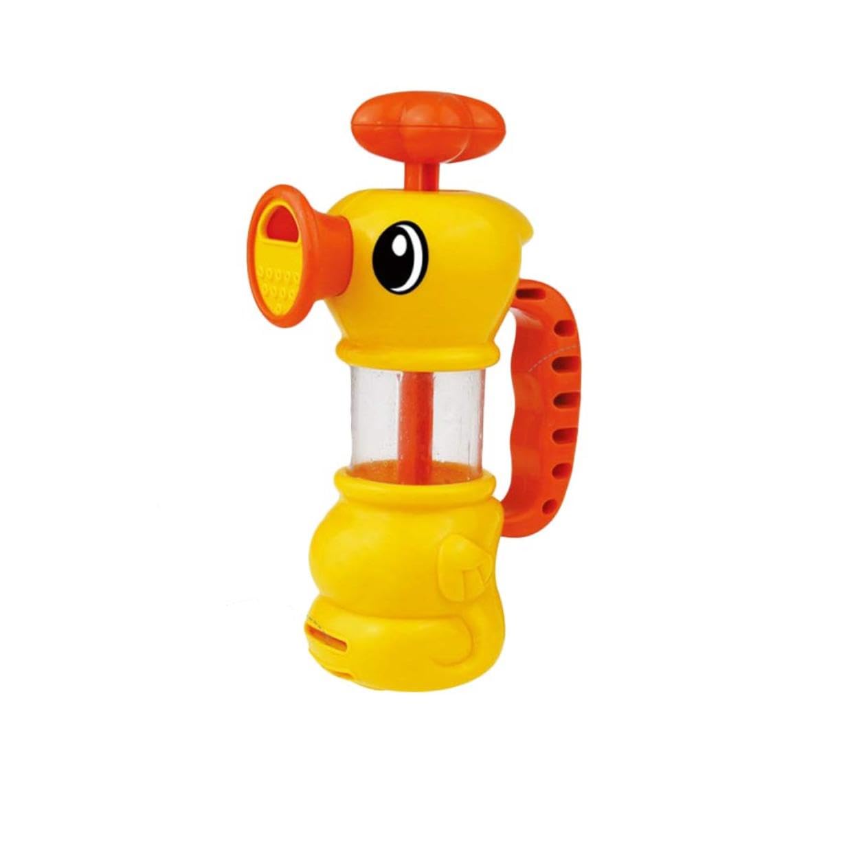 HEMOTON 2-Pack Manual Water Spray Toys for Kids - Fun Bath Time Sprinkler & Outdoor Water Play - Yellow Splash Toys for Pool, Beach, and Backyard Activities