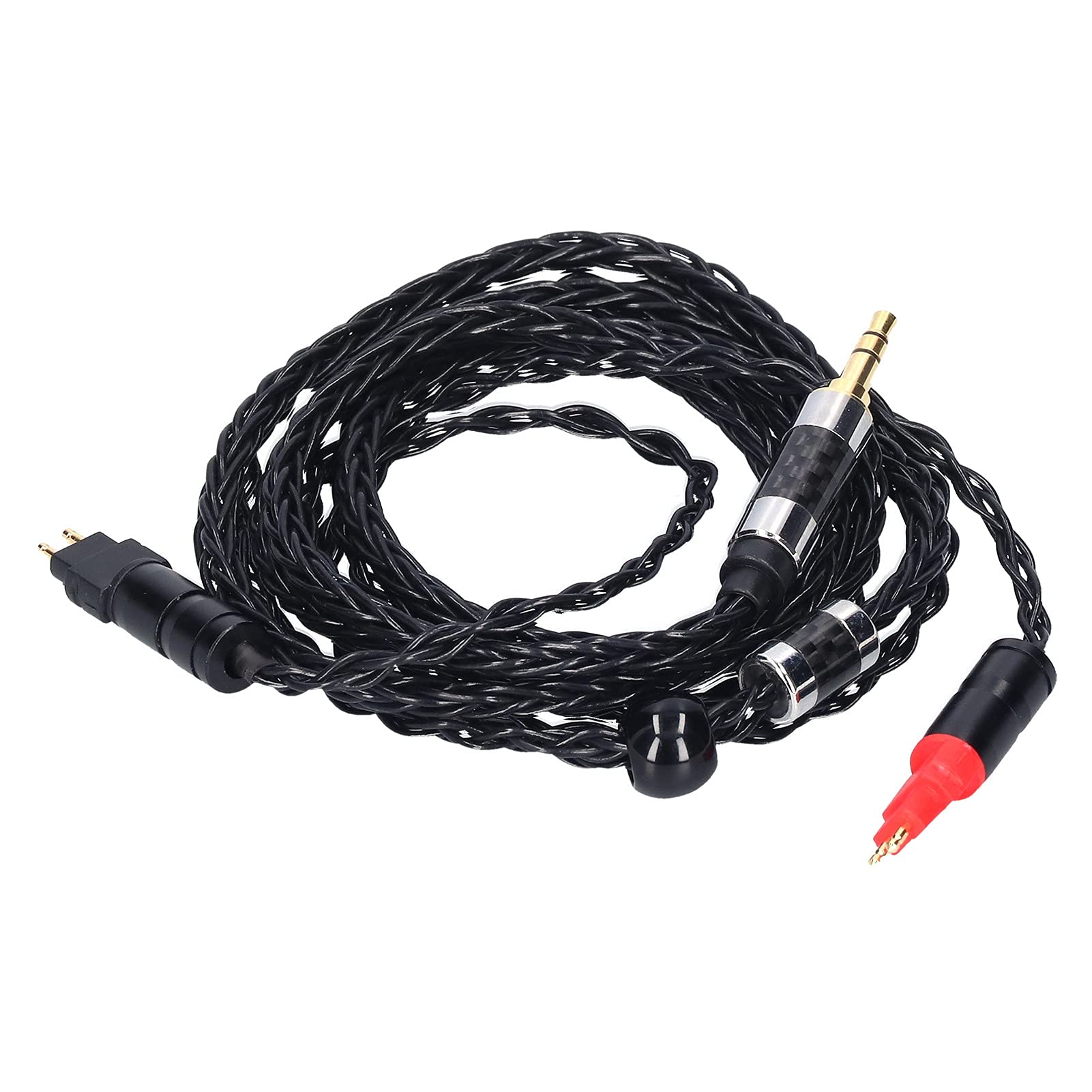 PUSOKEI Premium 2.5mm/3.5mm/4.4mm Balanced Audio Cable - 8 Core Oxygen-Free Copper Headphone Cable (1.2m/3.9ft) for Sennheiser HD600/HD580/HD650/HD660S - High Fidelity Stereo Extension Cable for Audiophiles, Home Theater & Studio Monitoring