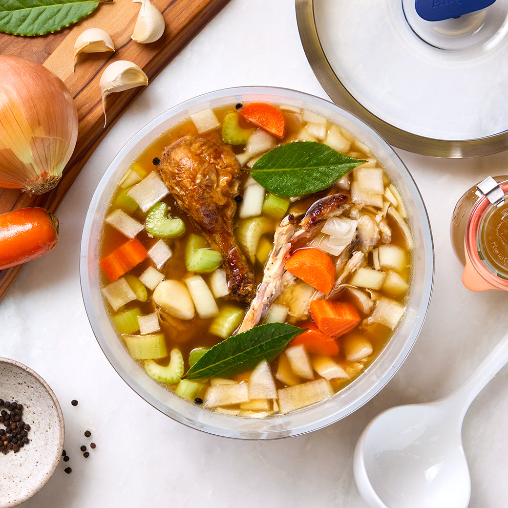 Quick & Easy Microwave Bone Broth Recipe - Ready in Minutes | Perfect for Soups, Stews & Keto Diet | Anyday Microwave Safe